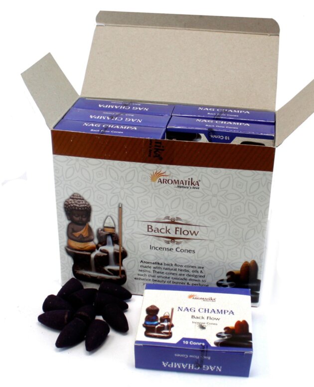 Aromatica Backflow Incense Cones - Nag Champa