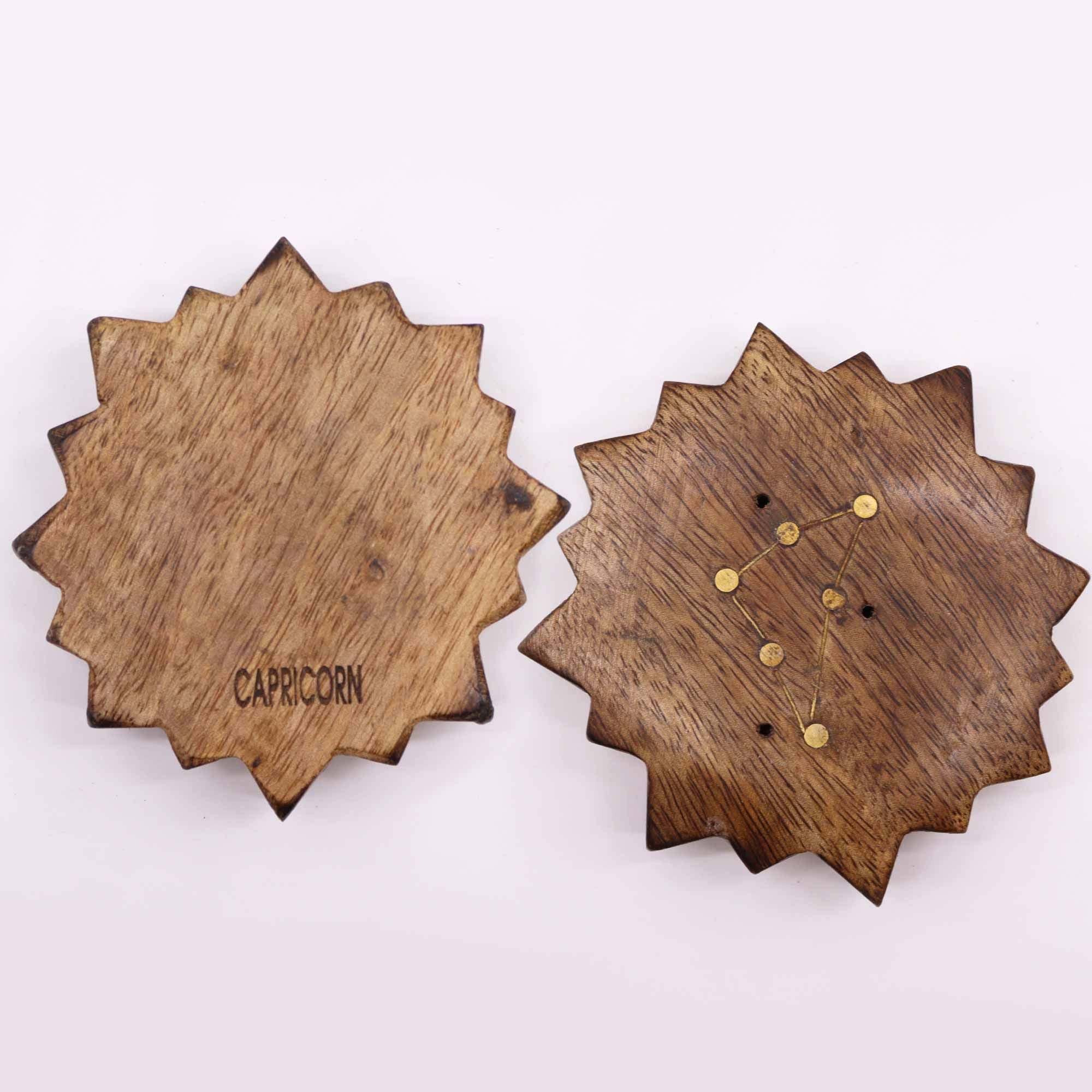Engraved and Brass Zodiac Sign Incense Burners - Sun - Image 11