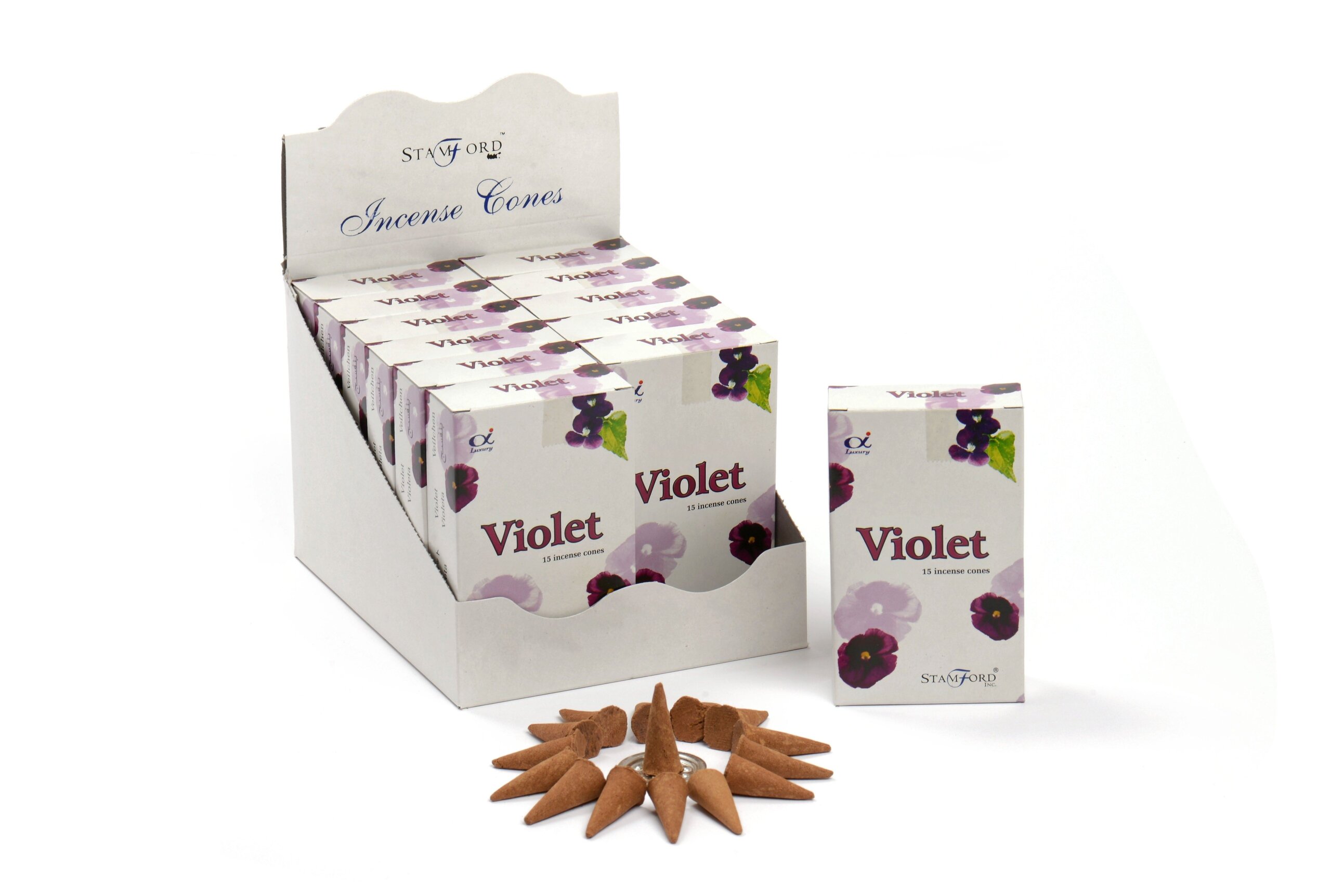 Violet Incense Cones - Image 2