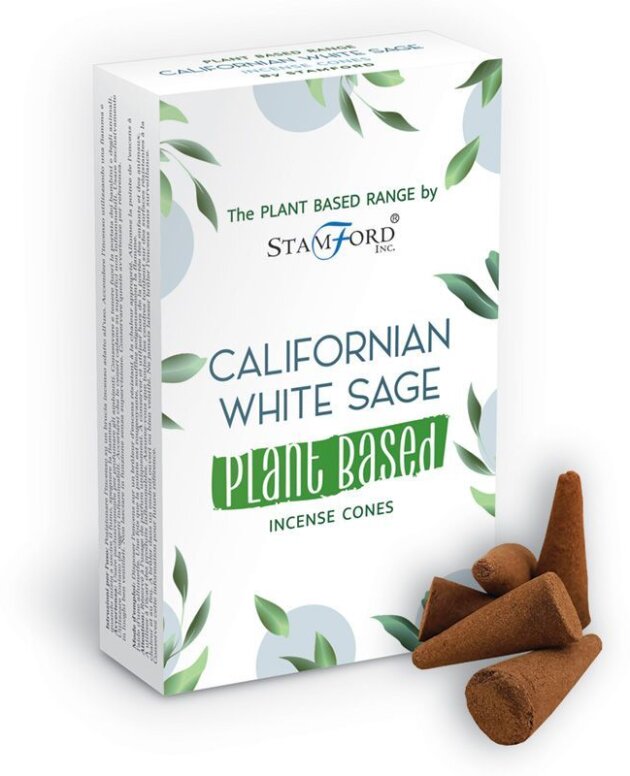 Plant Based Incense Cones - Californian White Sage