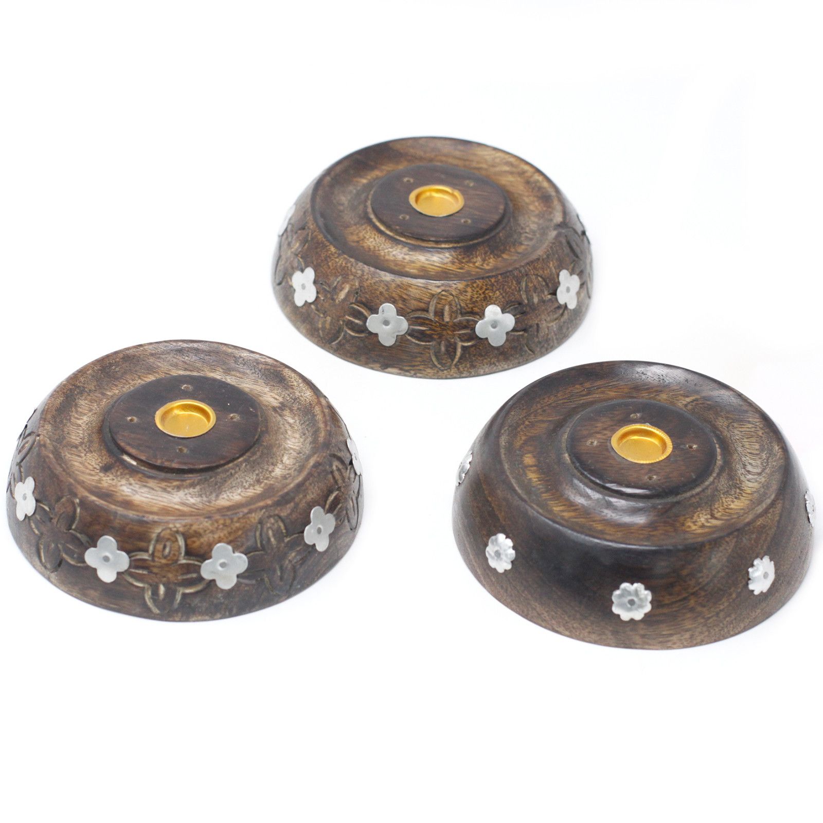 Cone & Stick Burner- Asst Design - Mango Wood - Image 3