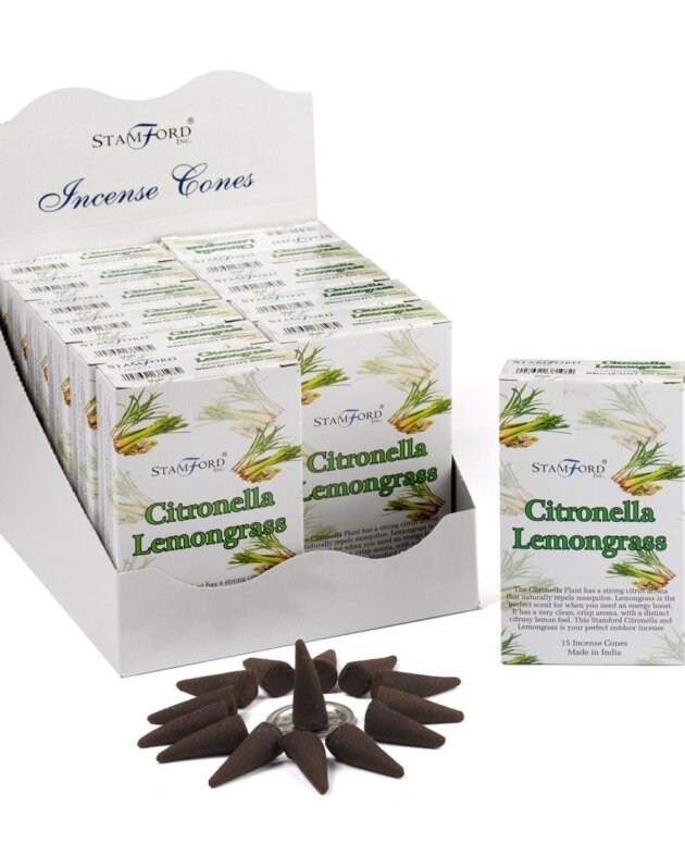 Citronella & Lemongrass Incense Cones